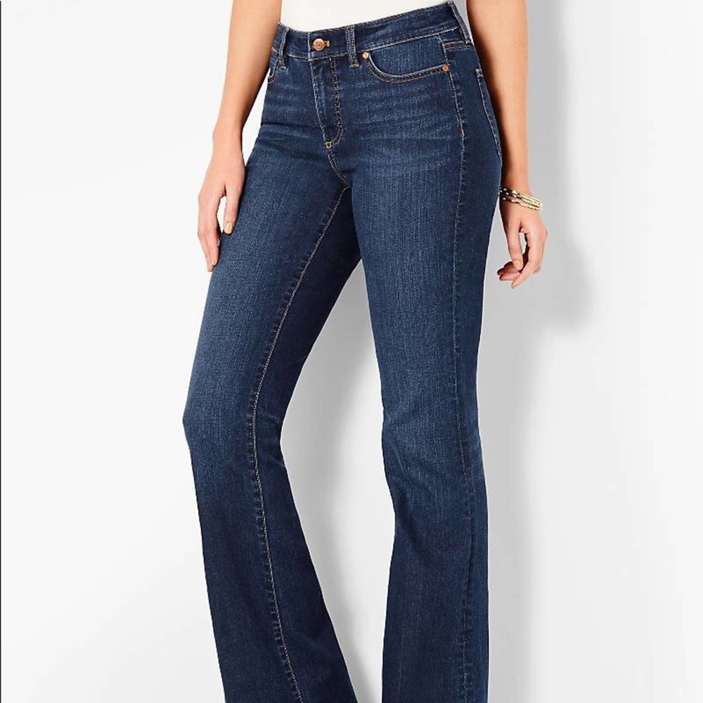 Talbots Flawless Five- Pockets Flare Denim Jeans